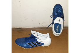 Kopačky Adidas modro-bílé, vel. 44